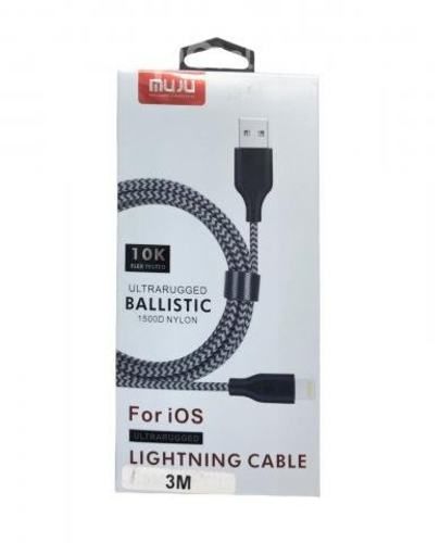 Cable Para iPhone Lightning 3 Metros Carga Rápida