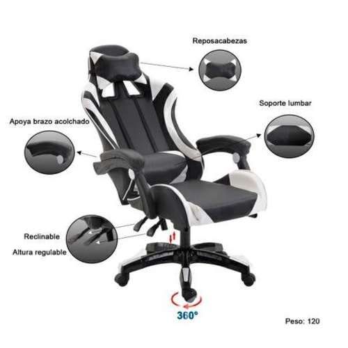 Silla Gamer profesional War Zone Red