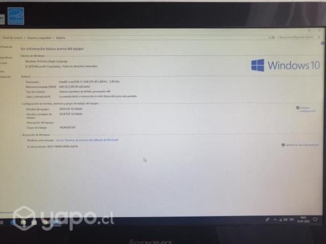 Computador LENOVO All In One