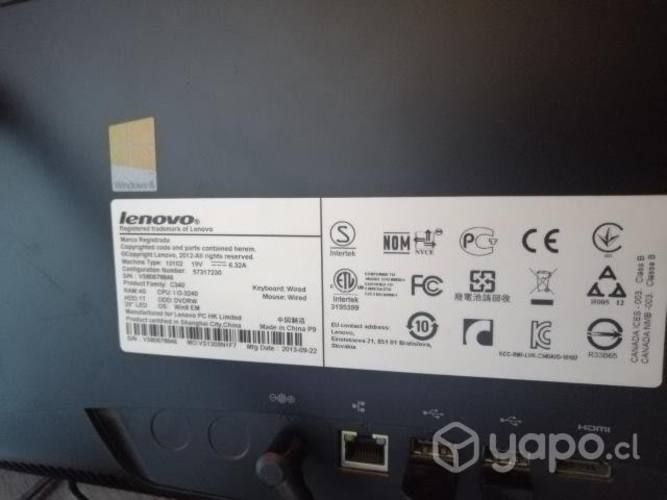Computador LENOVO All In One