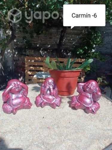 Budas trío sonriente