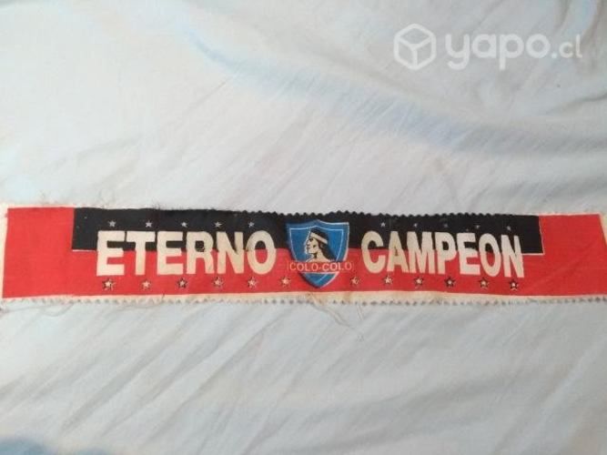 V08: cintillo colo-colo campeon clausura 2002