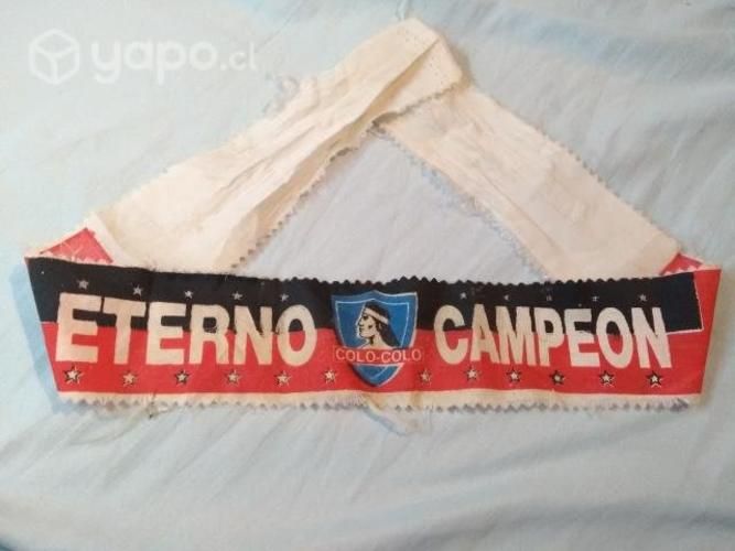 V08: cintillo colo-colo campeon clausura 2002