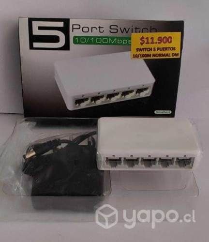 Switch 5 puertos 10/100m normal dm