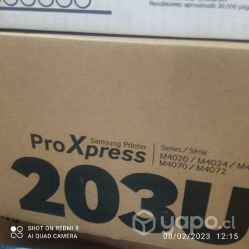 Toner Samsung 203u black original de alta