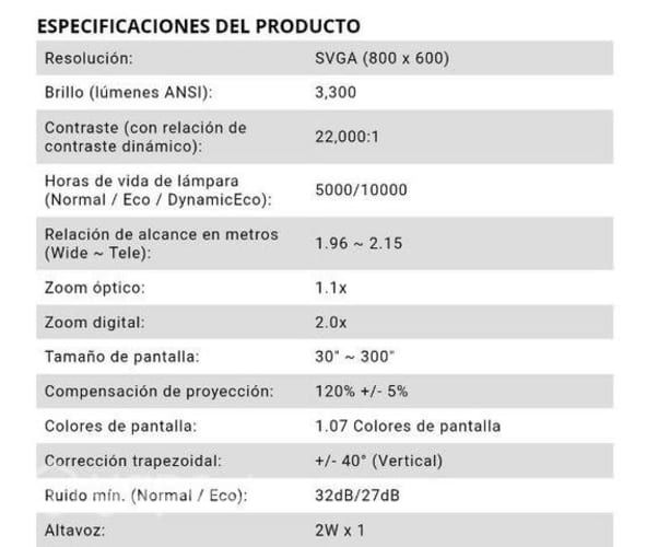 Proyector Viewsonic Pjd5155