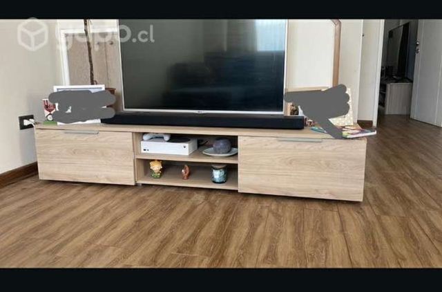 Mueble tv ancho y largo amplio minimalista