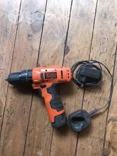 Taladro atornillador Black+Decker 12V