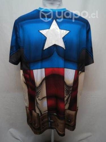 Camiseta Deportiva Capitán América Talla XL