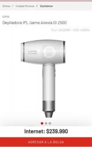 Depiladora laser gama con frío