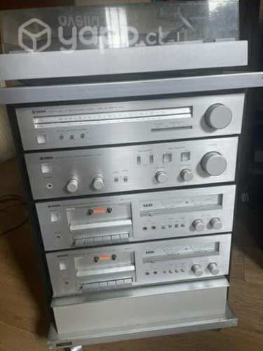 Equipo Musical Yamaha Tornamesa Amplificador Deck