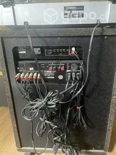 Equipo Musical Yamaha Tornamesa Amplificador Deck