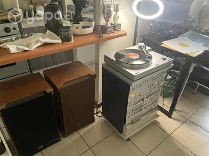 Equipo Musical Yamaha Tornamesa Amplificador Deck
