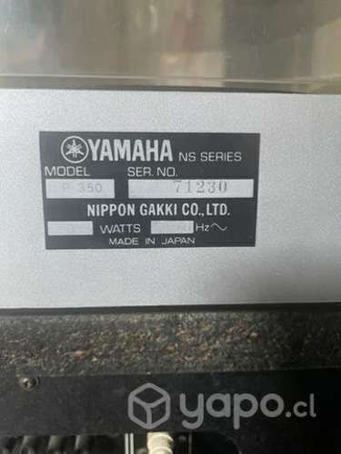Equipo Musical Yamaha Tornamesa Amplificador Deck