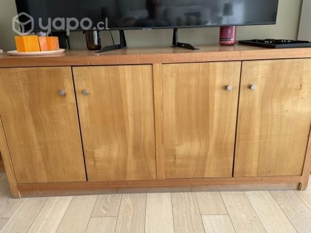 Rack tv con dos estantes movibles