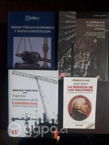 Pack de 4 libros nuevos de economía