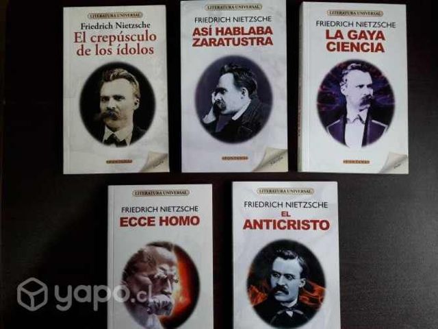 Friedrich Nietzsche Pack de 5 libros