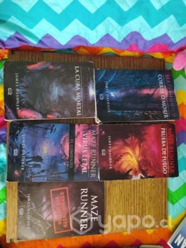 Libros de la saga maze runner
