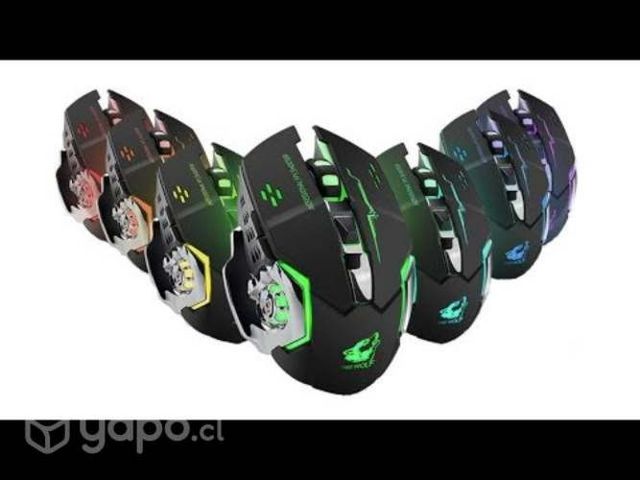 Mouse inalámbrico NO USA PILAS (RECARGABLE)