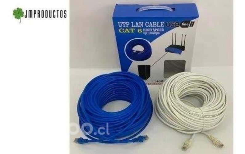 Cable De Red Ethertnet 50 Metros