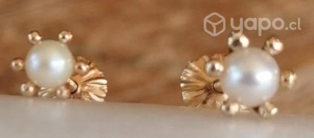 Aros de oro 18k