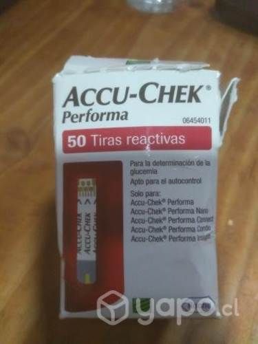 Tiras reactivas accu-chek