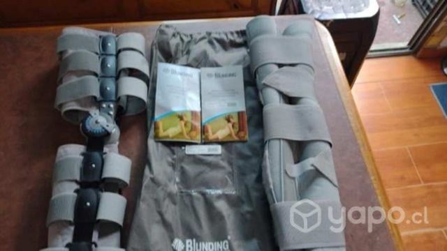 Orteseis de rodilla, un inmovilizador de rodilla