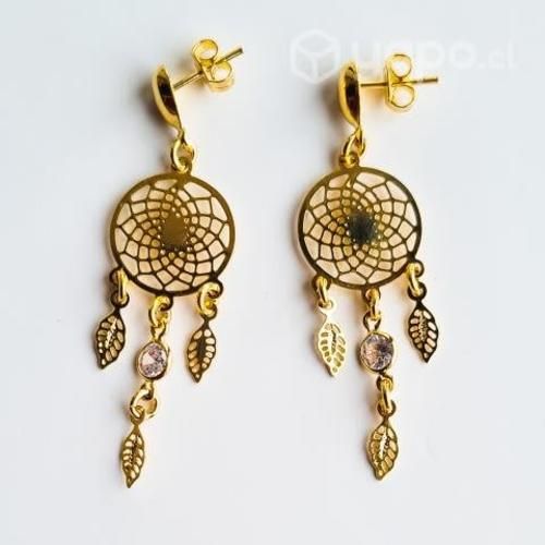 Aros Baño de Oro Atrapasueños