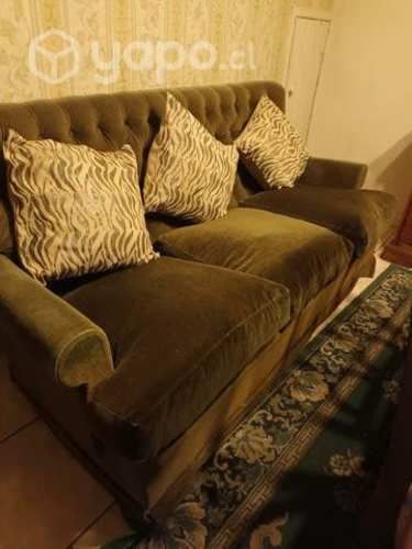 Hermoso living felpa antiguo