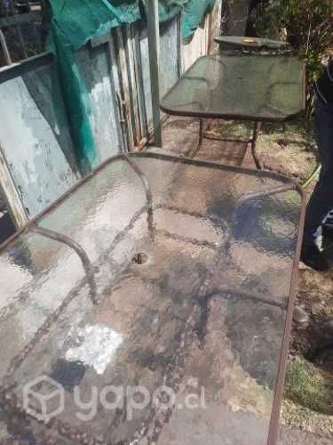 Juego terraza 4 sillas