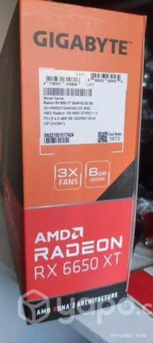AMD RADEON RT 6650 XT OC GAMING nuevas selladas