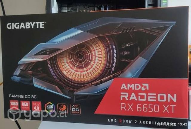 AMD RADEON RT 6650 XT OC GAMING nuevas selladas