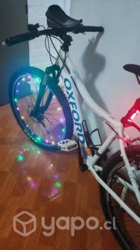 Mtb oxford halley mujer aro 27,5 talla m blanca