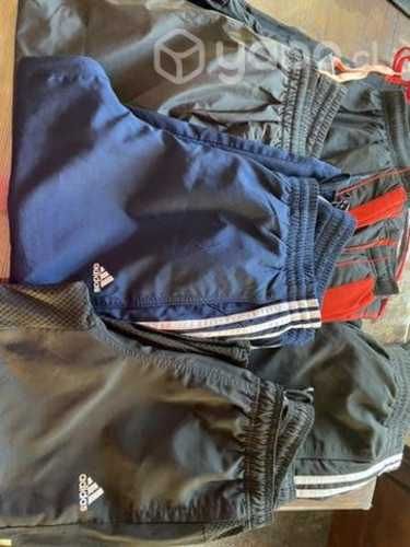Pantalón buzo deportivo 3/4 hombre adidas y otro
