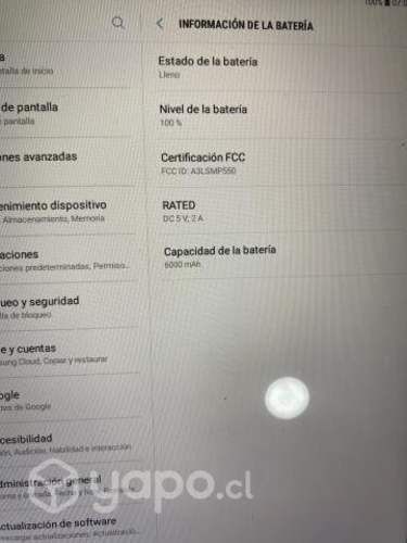 Tablet samsung galaxy tab a sm-p550