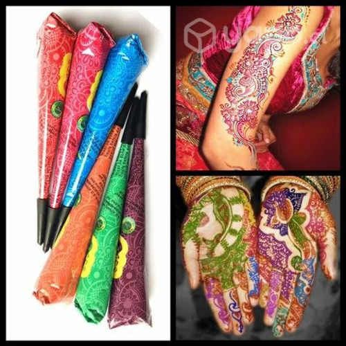 Henna cafe negra y colores