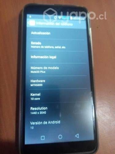 Smarfhone note30 plus