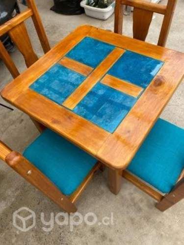 Juego de comedor 4 puestos