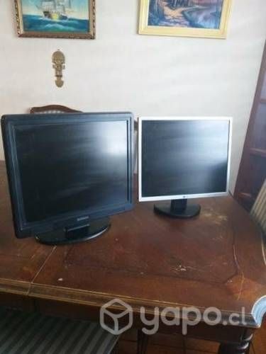 2 monitores lcd 19 " buen estado