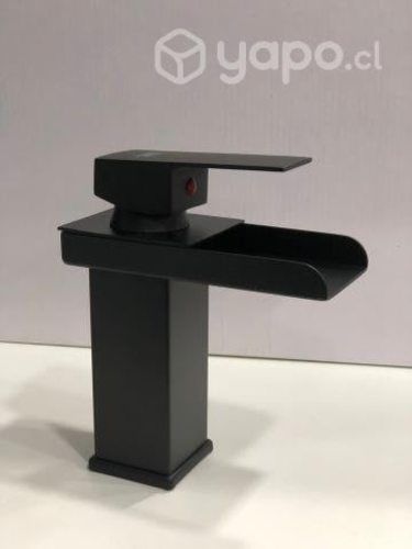 Llave Para Lavamanos Cascada Negra