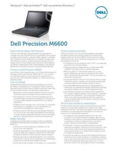 Workstation Dell Precison M6600 Alta Gama
