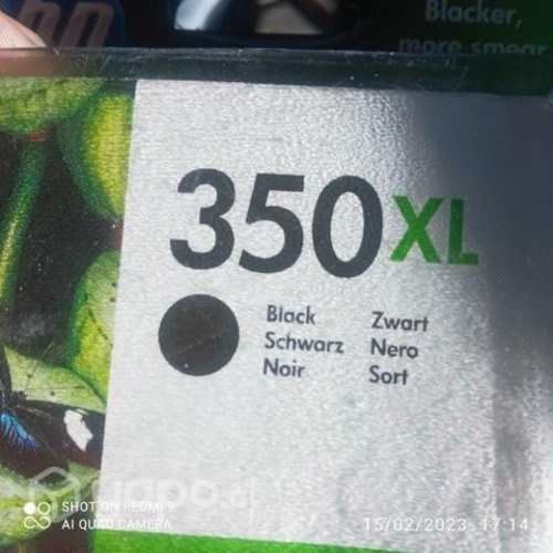 Tinta HP 350xl black original de alta