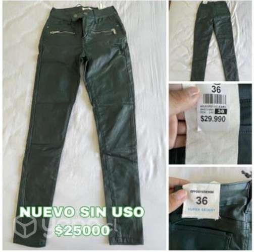 Pantalón Opposite demin talla 36 verde