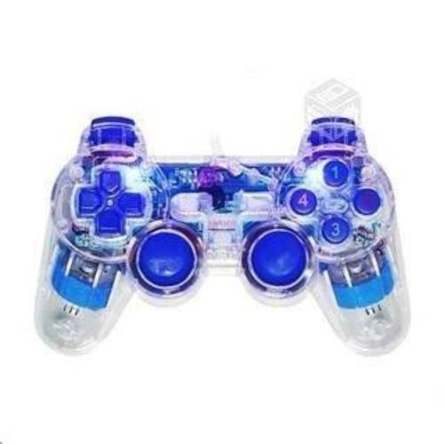 Control Joystick Mando Alambrico Transparente USB