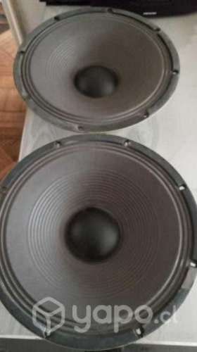 Woofers Sony 15" potentes , impecables 300WRMS