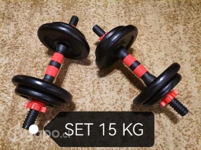 Mancuernas de 15 y 25 kg