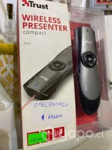 Presentador inalámbrico láser