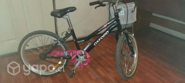 Bicicleta de paseo oxford para niña aro 20