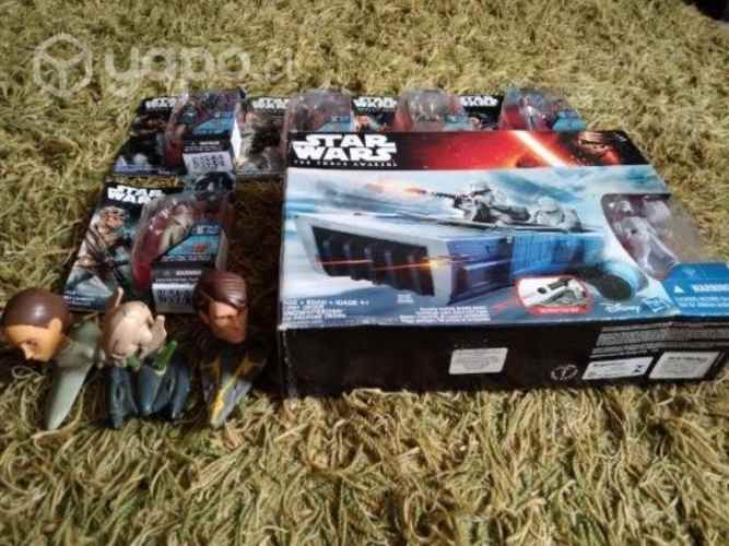 Figuras y nave star wars