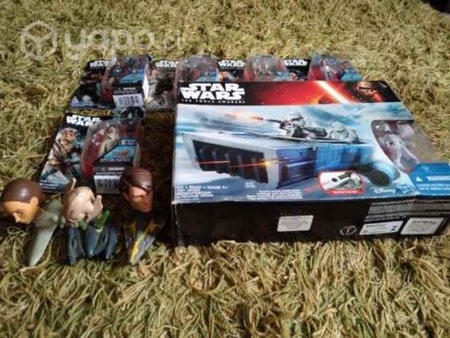 Figuras y nave star wars